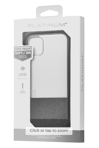 iPhone 11 Apple Estuche rígido platino  - Platinum Hard Shell Case for Apple iPhone 11 (6359689)