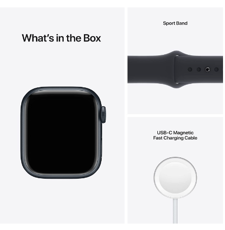 Apple Watch Series 7 (41 mm): reloj inteligente avanzado de salud y estado físico