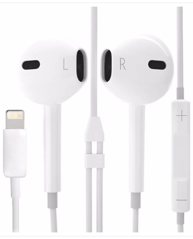 Apple EarPods con conector Lightning (Blanco)