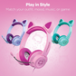 HyperGear Kombat Kitty para niños (rosa) Auriculares para juegos - A-87096177