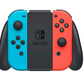 Nintendo Switch con Joy-Con azul neón y rojo neón