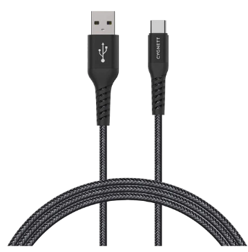 Cygnett Cable ExoConnect USB-C a USB-A de 2M para carga y transferencia de datos rápidas