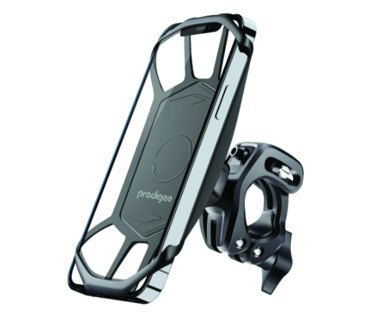 Prodigee Soporte universal para bicicleta manos libres (modelo #PHFBM01) para todos los teléfonos inteligentes de hasta 6 pulgadas