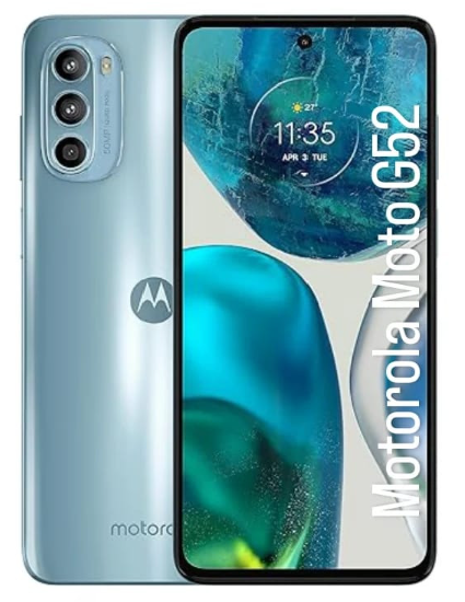 Motorola Moto G52: potente teléfono inteligente con 256 GB de almacenamiento y cámaras traseras duales