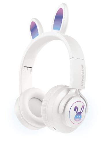 HyperGear Bunny Tracks Auriculares inalámbricos con iluminación