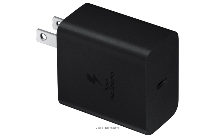 Samsung de 45 W con cable USB-C Cargador de pared USB tipo C de carga súper rápida