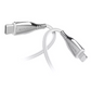 Naztech Titanium USB-C a MFi Lightning de 6 pies Cable de carga rápida trenzado