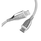 Naztech Titanium USB-C a MFi Lightning de 6 pies Cable de carga rápida trenzado