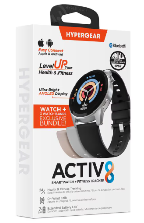 Hypercel ACTIV8 Smartwatch + Fitness Tracker - Modelo 66910613