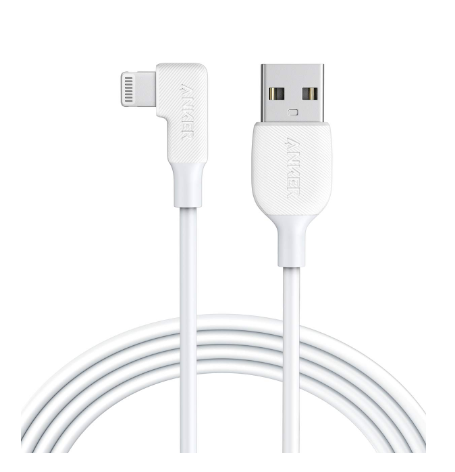 Anker Cable Lightning de 6 pies con cabezal giratorio de 360 grados para una carga rápida y confiable