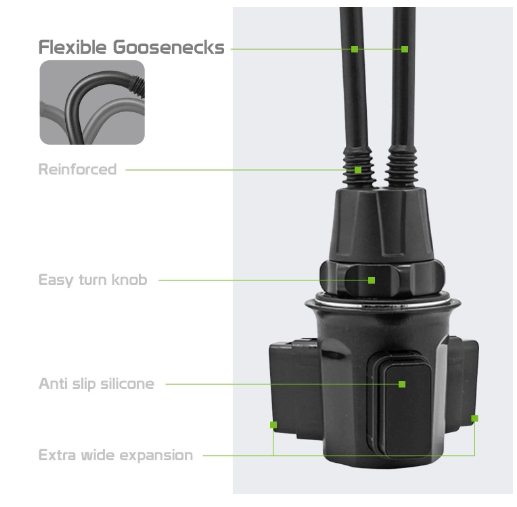 Cellet Soporte universal para teléfono con ranura para CD para automóviles: solución de montaje de teléfono segura y conveniente para una conducción segura