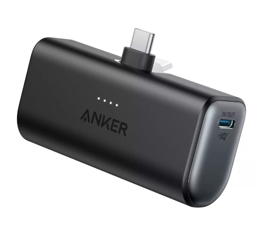 Anker Nano Batería externa de 5000 mAh y 22,5 W: ¡carga compacta y potente mientras viajas!