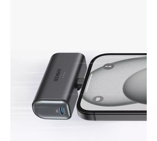 Anker Nano Batería externa de 5000 mAh y 22,5 W: ¡carga compacta y potente mientras viajas!