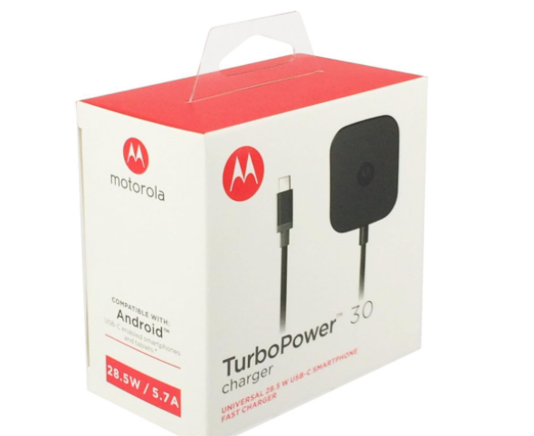 Motorola TurboPower Carga eficiente y rápida con el cargador tipo USB-C