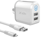 Cable Lightning X-max Rexom y cargador de pared rápido: la solución de carga definitiva para dispositivos Apple