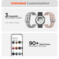 Hypercel ACTIV8 Smartwatch + Fitness Tracker - Modelo 66910613