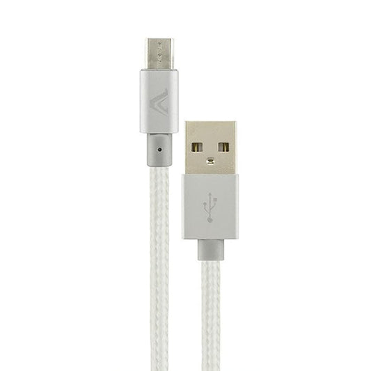 Votec high End 6.5 ft Cable Micro USB Alcance Metal Consejos - Votec high End 6.5ft Micro USB Cable Reach Metal Tips