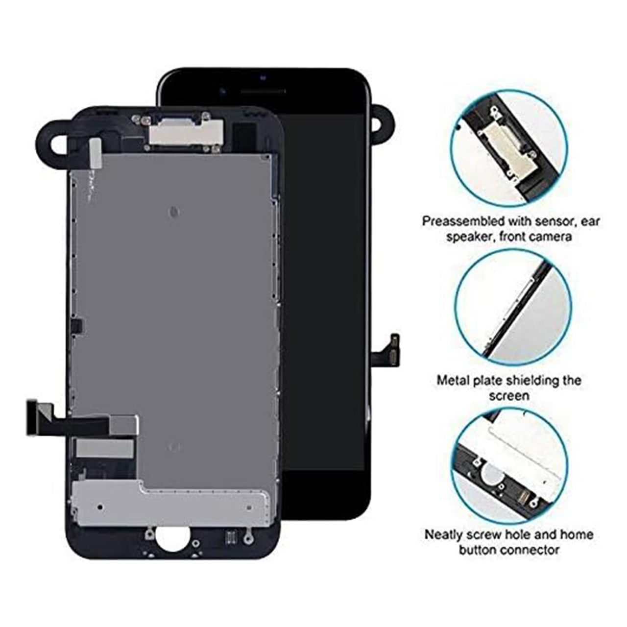 iPhone 7 reemplazo de la pantalla LCD y ensamblaje del digitalizador - iPhone 7 LCD Screen Replacement and Digitizer Assembly