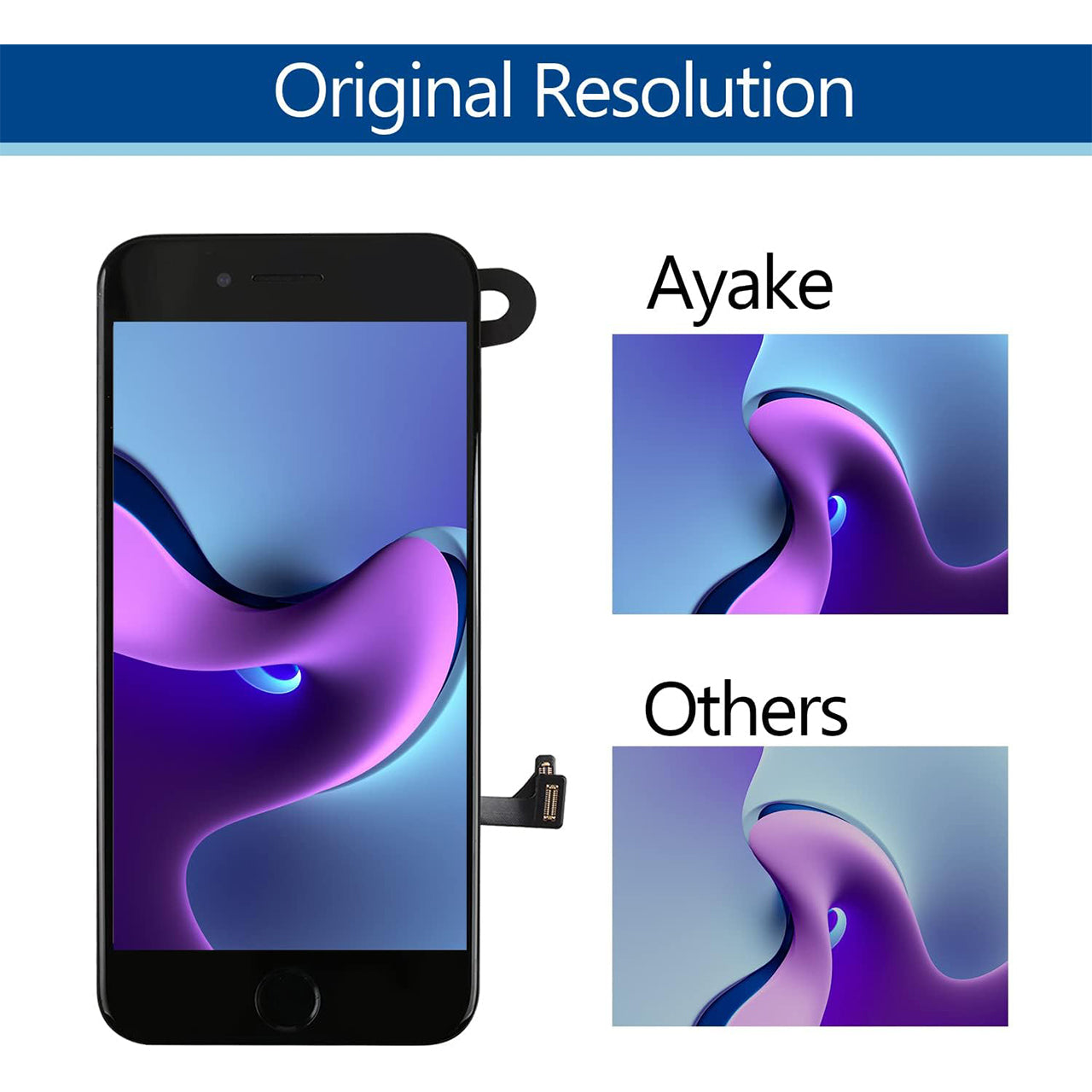 iPhone 7 Plus reparacion de pantalla tactil LCD y digitalizador 5.5” - iPhone 7 Plus LCD touch screen digitizer replacemente 5.5”