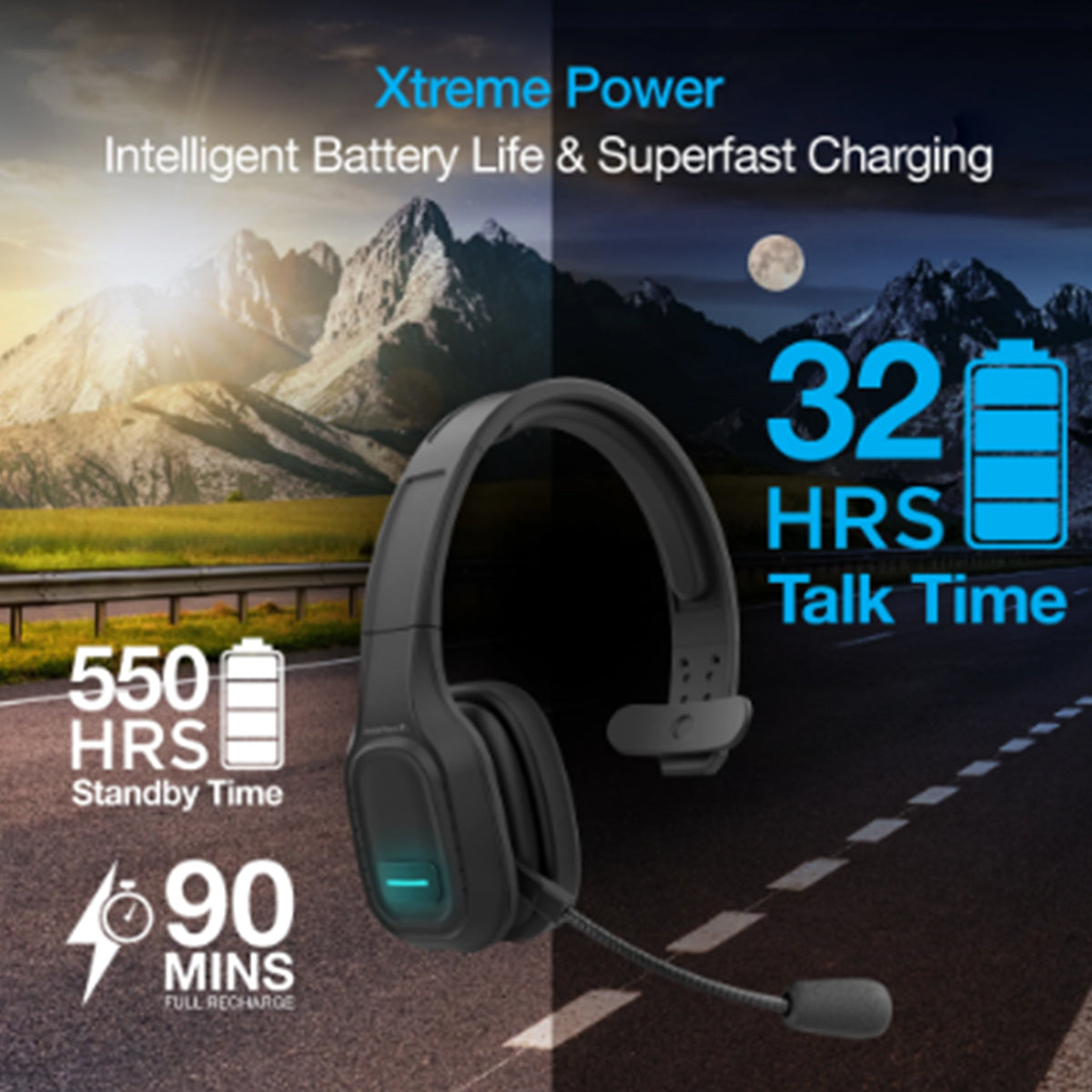 Naztech auriculares con cancelación de ruido  NXT-700 - Naztech NXT-700 Noise Canceling Headphones