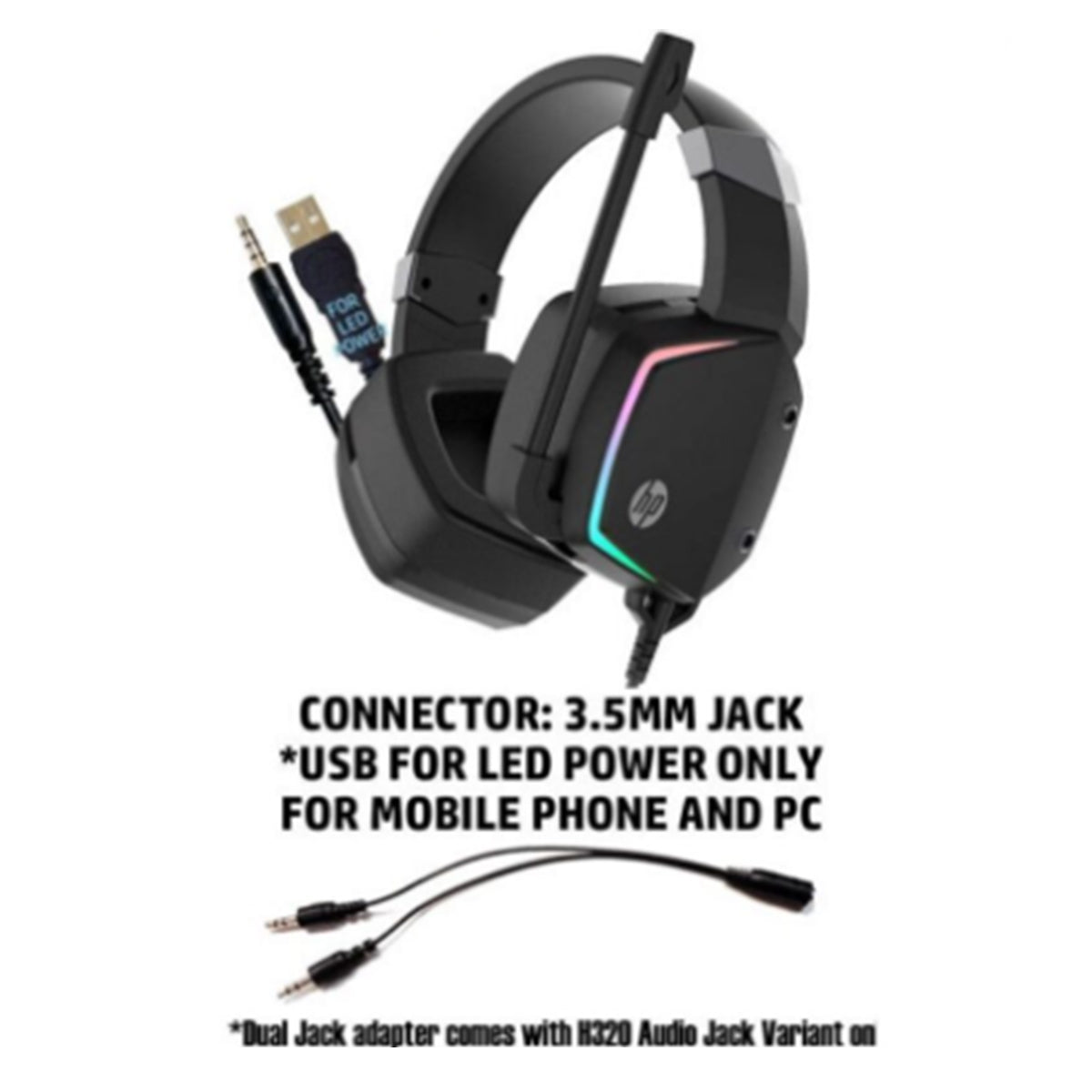 HP auriculares para juegos H320 - HP gaming headset H320