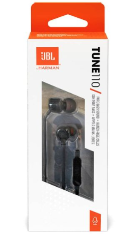 JBL auriculares ergonómicos T110 - JBL T110 Earbud Headphones