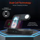 HyperGear base de carga inalámbrica 3 en 1 - HyperGear 3-in-1 wireless charging pad