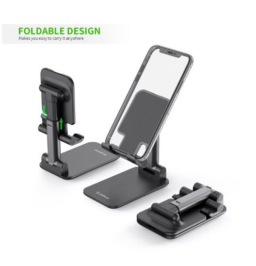 EH40BK Foldable Cellphone & Tablet Holder - ESoulk Soporte Plegable para Teléfono/Tableta