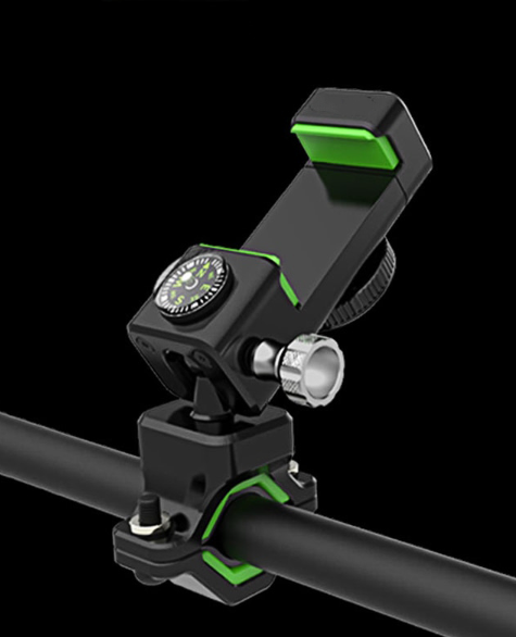 Guider Soporte para Smartphone para Bicicleta con Brújula/Luz LED - Guider Bicycle Smartphone Holder with Compass/LED Light