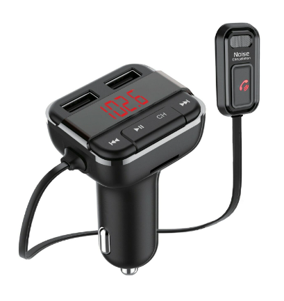 Monster Transmisor FM Bluetooth/Adaptador Carga USB/Micrófono Incorporado - Monster Bluetooth FM Transmitter/USB Charging Adapter/Built-in Microphone