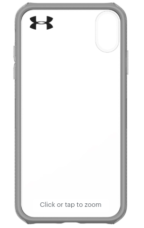 Under Armour Gear Estuche Protect Verge para Apple iPhone XS Max (gris/transparente) - Protect Verge Case for Apple iPhone XS Max (Grey/Transparent)