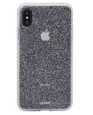 Sonix Capa transparente  para iPhone XS Max (purpurina plateada) - Sonix Clear Cover for iPhone XS Max (Silver Glitter)