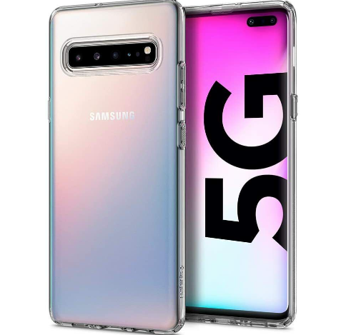 Spigen Funda de cristal líquido para Samsung Galaxy S10 5G - Spigen Liquid Crystal Case for Samsung Galaxy S10 5G