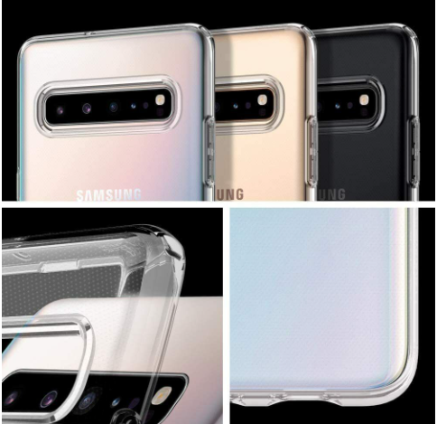 Spigen Funda de cristal líquido para Samsung Galaxy S10 5G - Spigen Liquid Crystal Case for Samsung Galaxy S10 5G