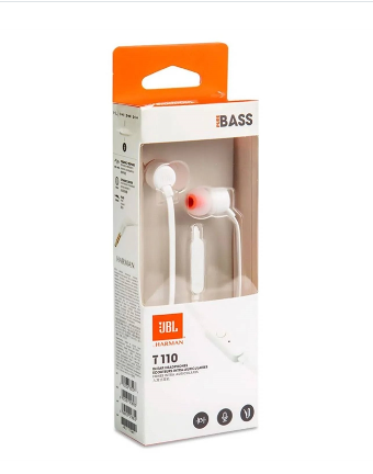 JBL auriculares ergonómicos T110 - JBL T110 Earbud Headphones
