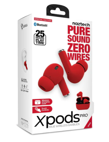 Naztech auriculares Xpods PRO True Wireless BT 5.0 - Naztech Xpods PRO True Wireless BT 5.0 Headphones