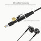 iDARS MFi Auriculares Aislamiento Ruido Apple Lightning - Negro - iDARS MFi Apple Lightning Noise Isolating Headphones